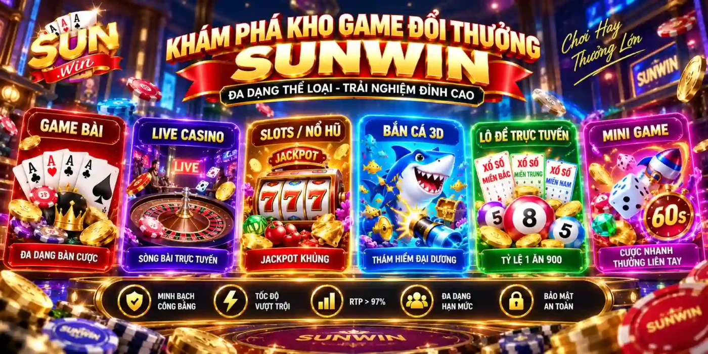 Khám Phá Kho Game Đổi Thưởng Sunwin Xanh Chín